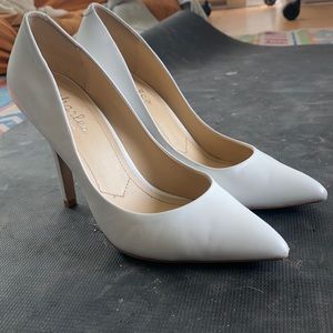 White pumps